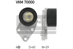 Ролик натяжителя VKM70000 для CHEVROLET AVEO седан (T200) 1.4 2003-2007, код двигателя F14D3, V см3 1399, кВт 69, л.с. 94, бензин, Skf VKM70000
