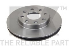 Тормозной диск для CHEVROLET SPARK (M300) 1.2 2010-, код двигателя B12D1,LMU, V см3 1206, кВт 60, л.с. 82, бензин, GENERAL MOTORS 96574633