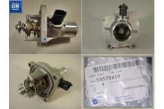 Корпус термостата для CHEVROLET TRACKER 1.6 2012-, код двигателя F16D4,LDE, V см3 1598, КВт85, Л.с.116, бензин, GENERAL MOTORS 55578419